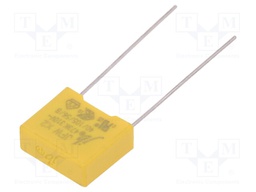 Capacitor: polypropylene; X2,suppression capacitor; 47nF; 10mm