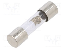 Fuse: fuse; time-lag; 4A; 125VAC; glass; 5x20mm