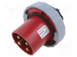 Connector: AC supply 3-phase; socket; male; straight; -25÷40°C