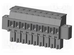 Connector: pluggable terminal block; plug; female; angled 90°