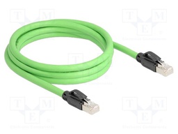 Patch cord; SF/UTP; Cat: 6a; RJ45 plug,both sides; Cu; 2m; PUR