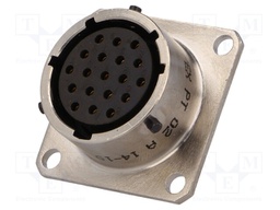 Connector: circular; PT; socket; female; PIN: 19; external bayonet