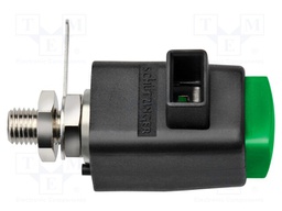 Laboratory clamp; green; 300VDC; 16A; Contacts: nickel; -25÷90°C