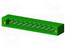 Connector: pluggable terminal block; socket; male; angled 90°