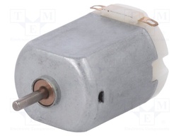 Motor: DC; without gearbox; 3÷6VDC; 7.2A; Shaft: smooth; 30000rpm