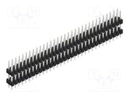 Connector: pin strips; pin header; male; PIN: 64; 2.54mm; THT; 2x32