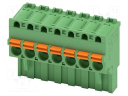 PCB connector, nominal cross section: 2.5 mm?, color: green,