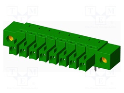 Connector: pluggable terminal block; socket; female; angled 90°