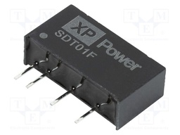 Converter: DC/DC; 1W; Uin: 3÷3.6VDC; Uout: 12VDC; Iout: 84mA; SIP7