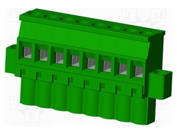 Connector: pluggable terminal block; plug; female; angled 90°