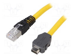Cable: patch cord; RJ45 plug,ix Industrial plug; Cat: 6a; 2.5m