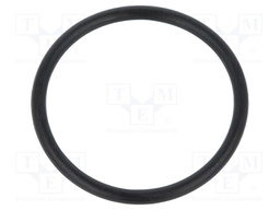O-ring gasket; NBR; D: 2mm; Øint: 25mm; black; -30÷100°C