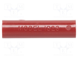 Adapter; red; 5kVDC; 15A; max.55°C; banana 4mm socket