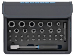 Wrench-set; rattle,socket bits; 35pcs.