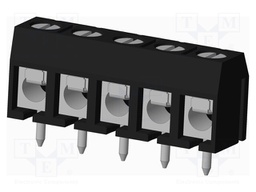 Connector: PCB terminal block; terminal; Plating: tinned; on PCBs