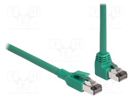 Patch cord; SF/UTP; Cat: 6; RJ45 plug,RJ45 up angled plug; 5m; PUR