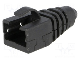 RJ45 plug boot; Colour: black