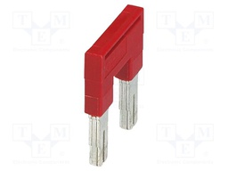 Bridge, Plug-in bridge, color: red, contact surface: Tin, pr