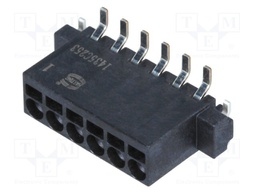 Connector: wire-board; female; PIN: 6; 2.54mm; Series: har-flexicon