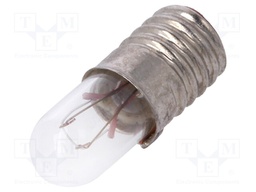 Filament lamp: miniature; E5,5; 24VDC; 50mA; Bulb: cylindrical