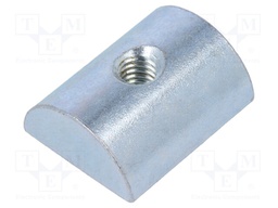 Nut; for profiles; Width of the groove: 12mm; steel; zinc