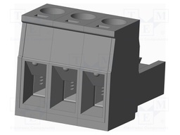 Connector: pluggable terminal block; plug; female; straight; grey