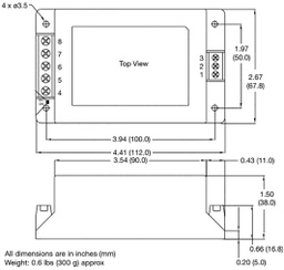 DC/DC Converter, DIN Rail, ITE, 1 Output, 60 W, 24 V, 2.5 A