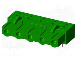 Connector: pluggable terminal block; socket; female; angled 90°