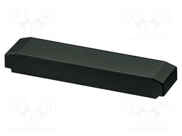 Upper housing; black; ICS25; X: 25mm; Y: 122.5mm; Z: 14.35mm