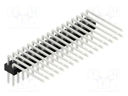 Connector: pin strips; pin header; male; PIN: 34; 2.54mm; THT; 2x17