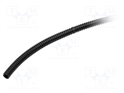 Protective tube; Conduit size: 12; LDPE; black; L: 100m; Øint: 9mm
