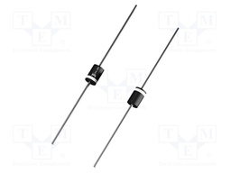 Diode: Schottky rectifying; THT; 30V; 5A; DO201; Package: Ammo Pack