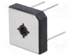 Single-phase bridge rectifier; Urmax:800V; If:15A; Ifsm:300A