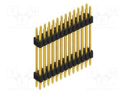 Connector: pin strips; pin header; male; PIN: 26; 1.27mm; THT; 2x13