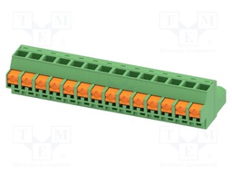 PCB connector, nominal cross section: 2.5 mm2, color: green,