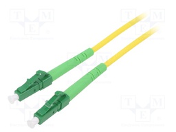 Fiber patch cord; OS2; LC/APC,both sides; 1m; LSZH; yellow