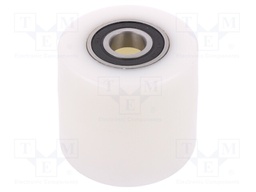 Pallet roller; Ø: 82mm; W: 80mm; 650kg; Mat: polyamide; -20÷80°C