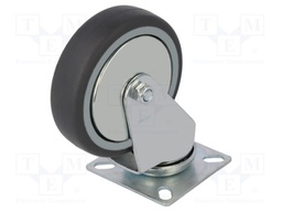 Transport wheel; Ø: 100mm; W: 27mm; H: 134mm; torsional; 90kg