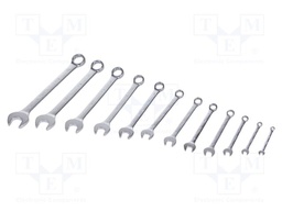 Tools set: keys; combination spanner; 12pcs.