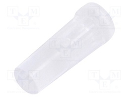 Fibre for LED; round; Ø3.2mm; Front: flat; straight