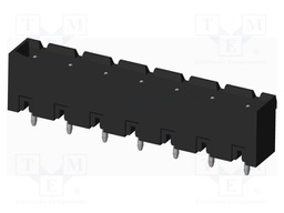 Connector: pluggable terminal block; socket; male; on PCBs