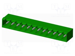 Connector: pluggable terminal block; socket; male; angled 90°