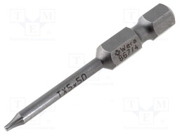 Screwdriver bit; Torx®; TX05; Overall len: 50mm