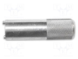 Tool: mounting tool; for mounting banana sockets on the panel