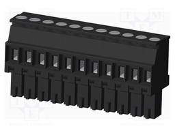 Connector: pluggable terminal block; plug; female; angled 90°