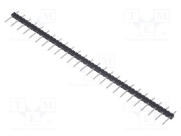 Pin header; pin strips; male; PIN: 25; straight; 5.08mm; THT; 1x25