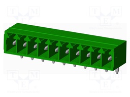 Connector: pluggable terminal block; socket; male; angled 90°