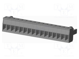 Connector: pluggable terminal block; plug; female; straight; grey