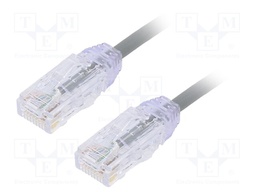 Patch cord; TX6-28™,U/UTP; 6; stranded; Cu; LSZH; grey; Len: 2m
