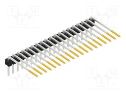 Connector: pin strips; pin header; male; PIN: 19; 2.54mm; THT; 1x19